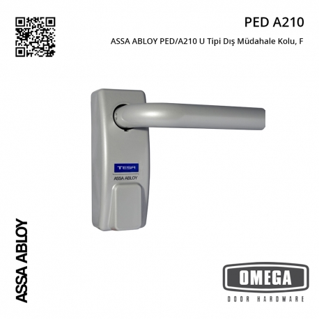 ASSA ABLOY PED/A210 U Tipi Dış Müdahale Kolu, F