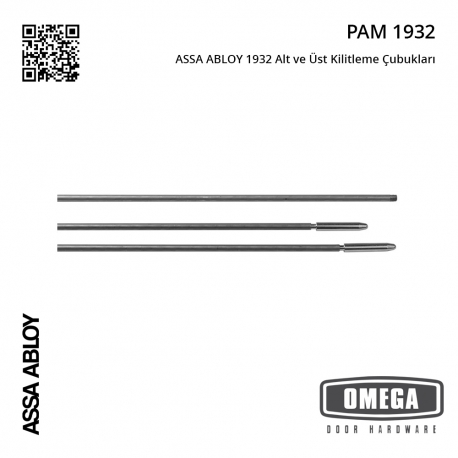 ASSA ABLOY 1932 Alt ve Üst Kilitleme Çubukları