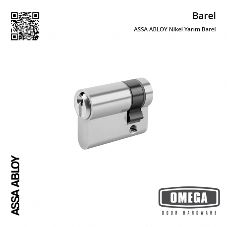 ASSA ABLOY Nikel Yarım Barel