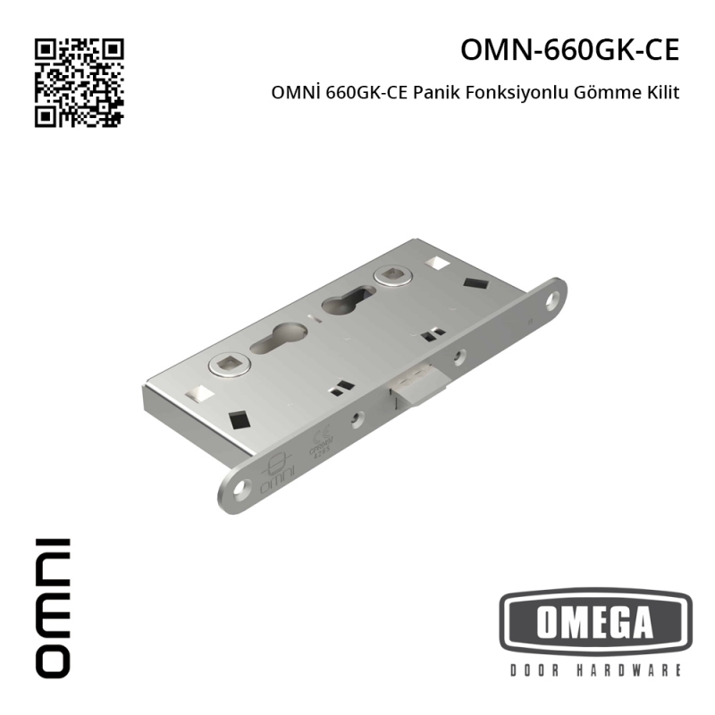 OMNİ 660GK-CE Panik Fonksiyonlu Gömme Kilit